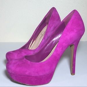 Fushia Jessica Simpson heels 👠